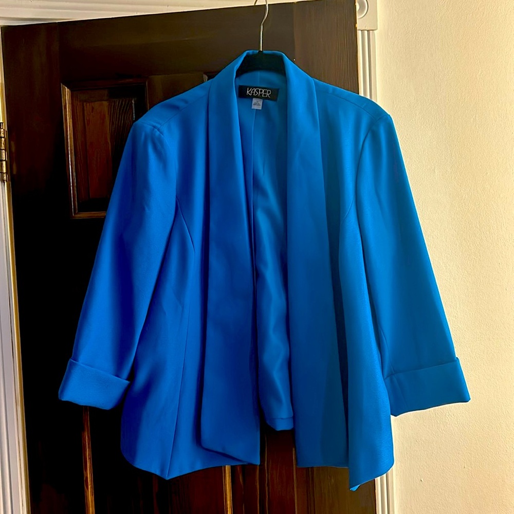 Cobalt blue blazer